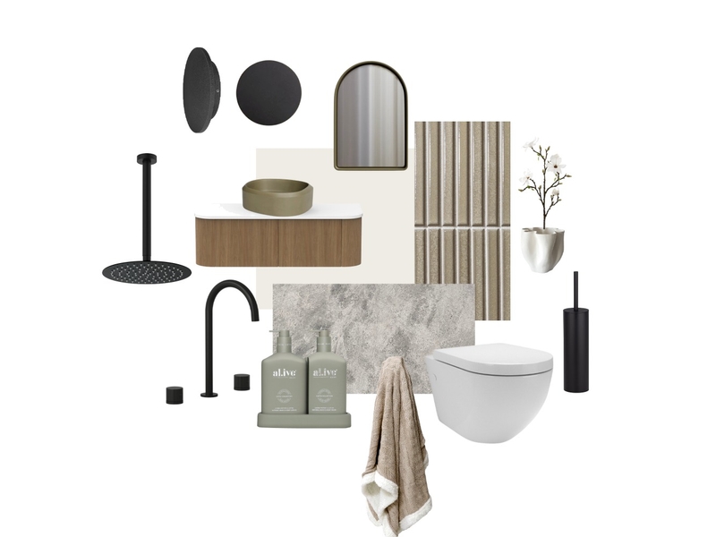 mood board bathroom Mood Board by bellamussett on Style Sourcebook
