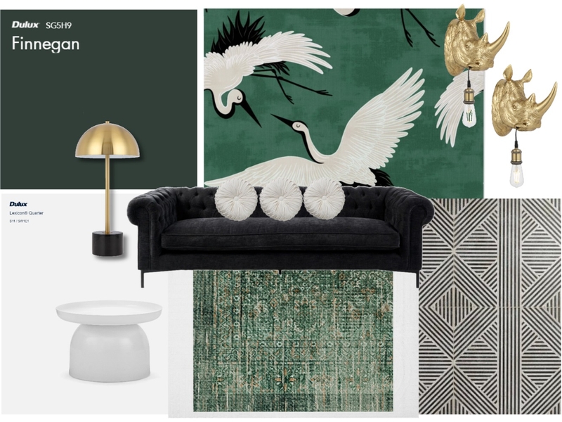 Modern Japanese Tribal Mood Board by HouseToHome on Style Sourcebook