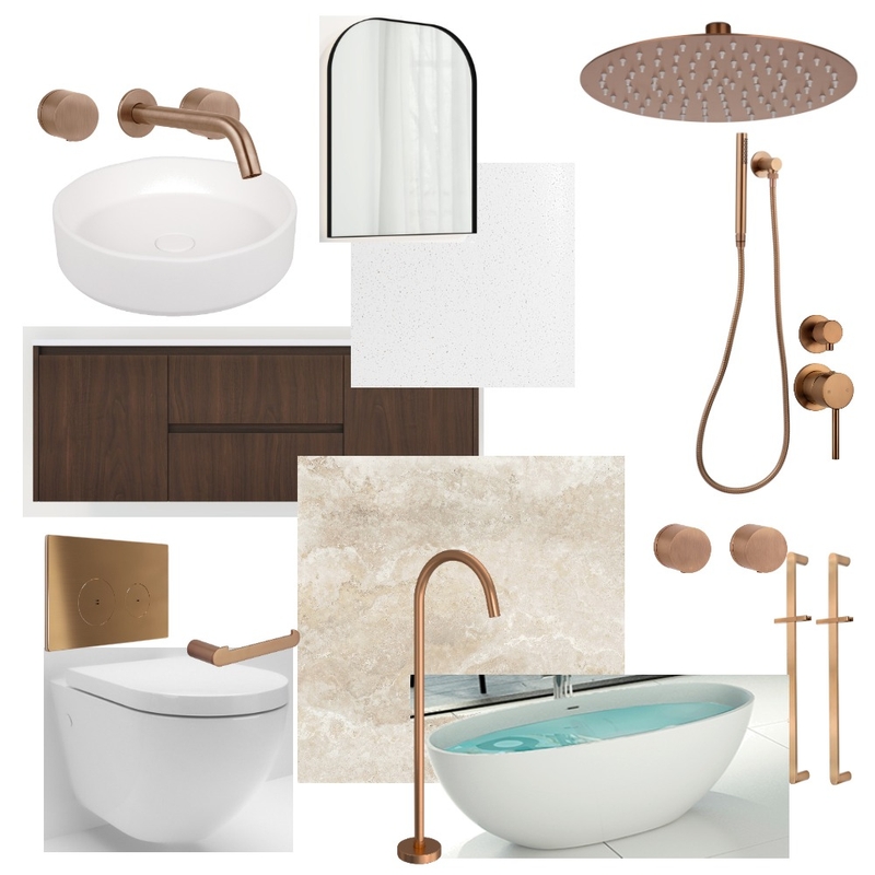 Bathroom copper Mood Board by nancyy._@hotmail.com on Style Sourcebook