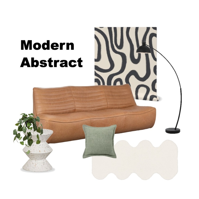 MODERN ABSTRACT LIVING Mood Board by andreak on Style Sourcebook
