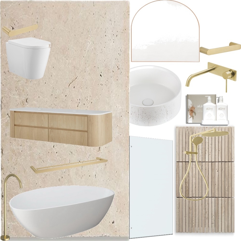 Neutral Bathroom Mood Board by FMA INTERIORS on Style Sourcebook