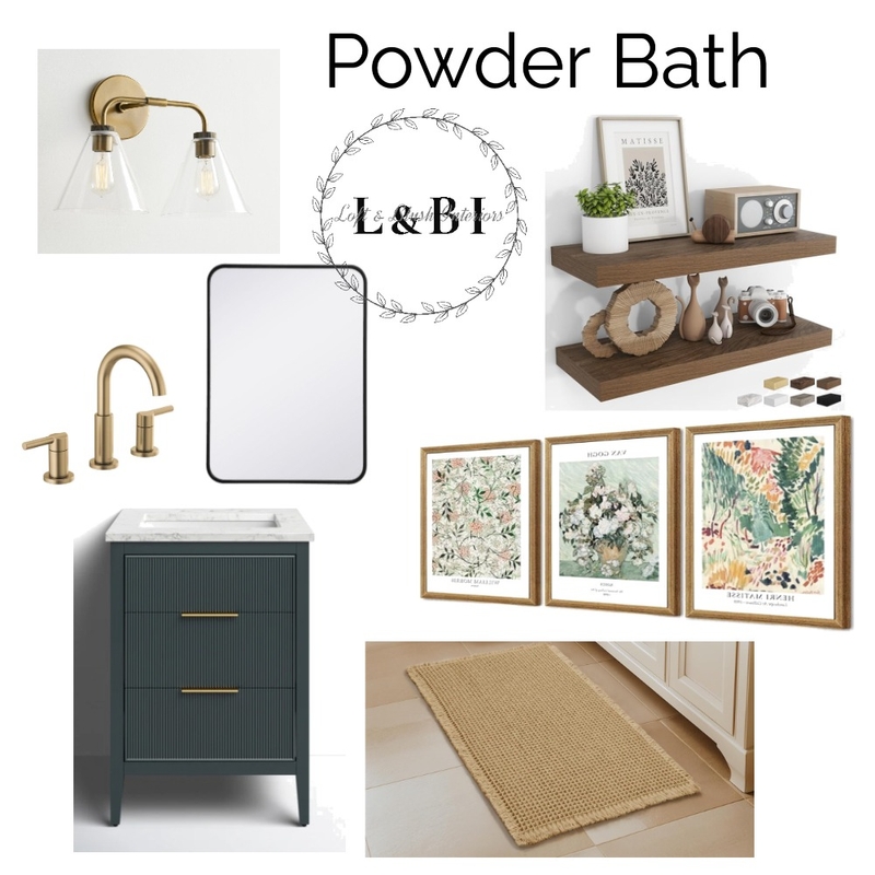 Ulmer Powder Bath Mood Board by Loft&Blush on Style Sourcebook