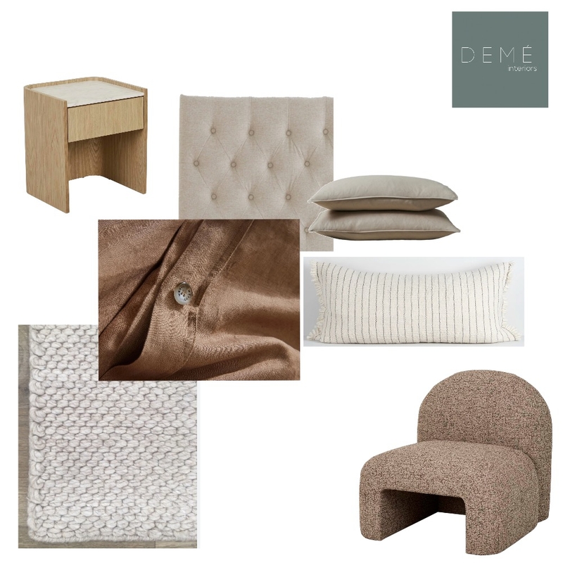 Lola House 1 Guest Bedroom Mood Board by Demé Interiors on Style Sourcebook