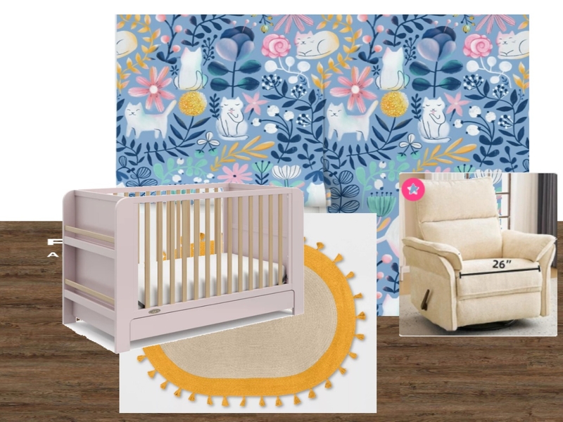 Nursery Option 4 Mood Board by sierra.linstead@icloud.com on Style Sourcebook