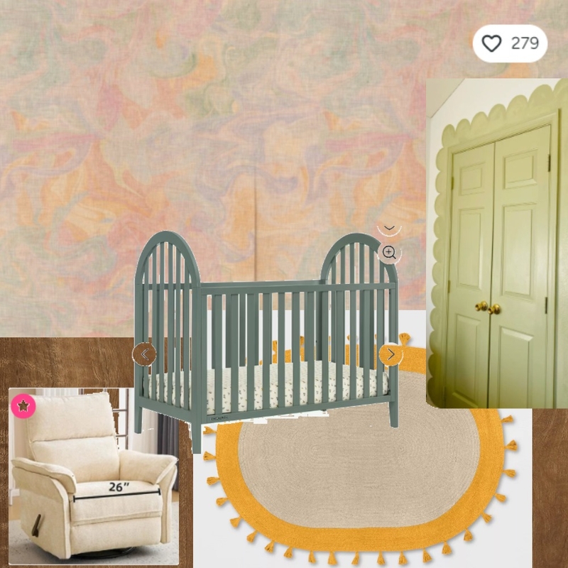 Nursery Option 6 Mood Board by sierra.linstead@icloud.com on Style Sourcebook