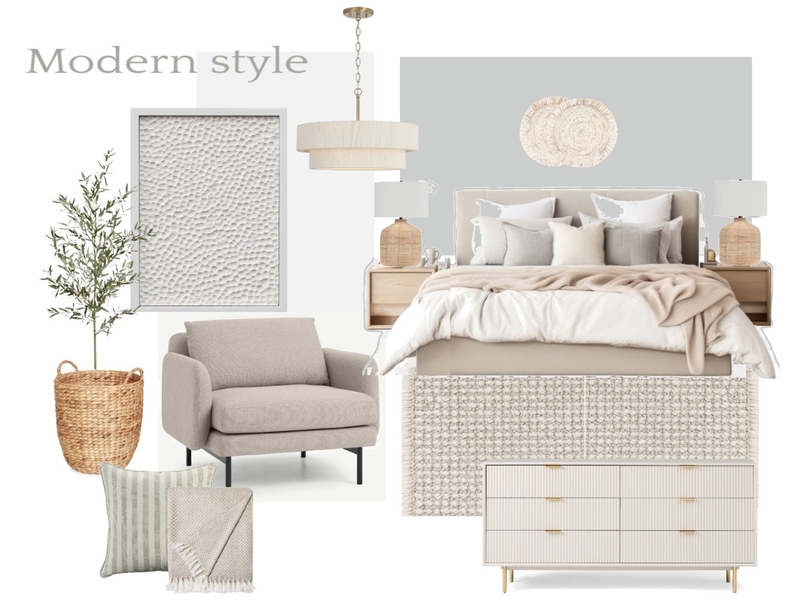modern bedroom Mood Board by dalia essam on Style Sourcebook