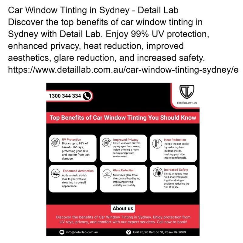 Car Window Tinting in Sydney - Detail Lab Mood Board by Detail Lab on Style Sourcebook