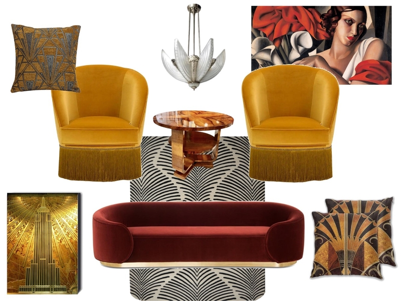 art deco Mood Board by ntocikova@gmail.com on Style Sourcebook