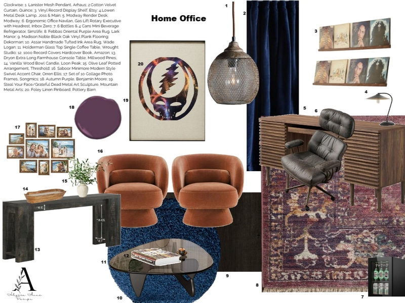 OFFICE SAMPLE BOARD - TONY ARTOGLOU V2 Mood Board by alyssaannedesign on Style Sourcebook