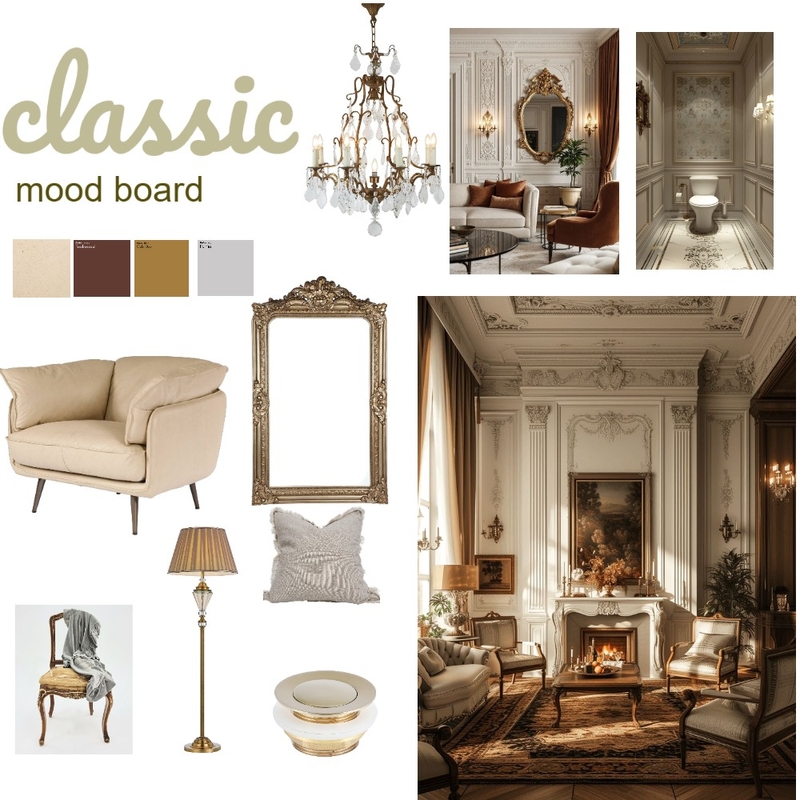 classic Mood Board by sina_hpz on Style Sourcebook