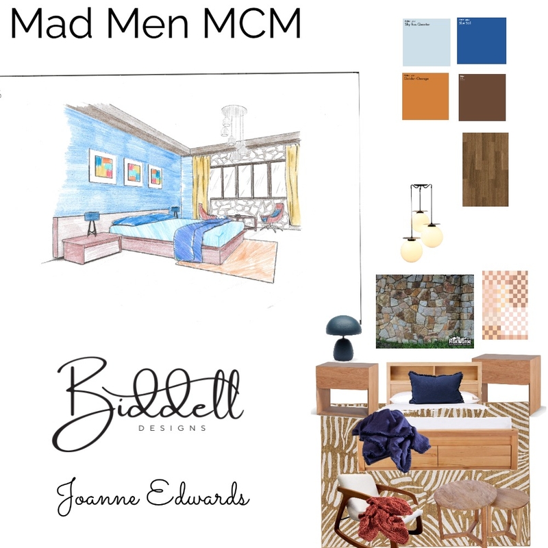 MAD MEN MCM Mood Board by BDesigns on Style Sourcebook