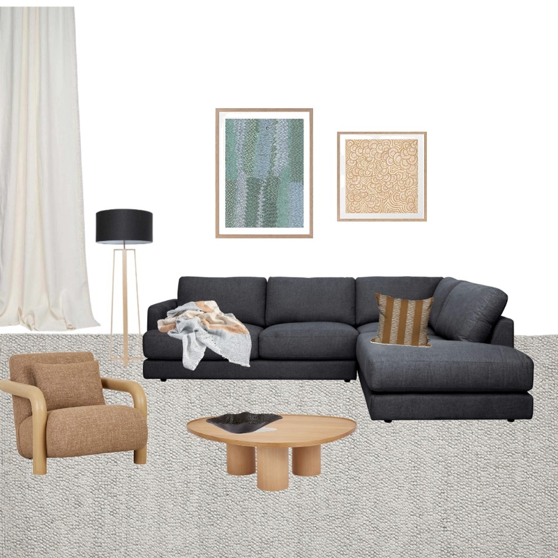 K&J Living Area_1.1 Mood Board by interiorsbyleesh@gmail.com on Style Sourcebook