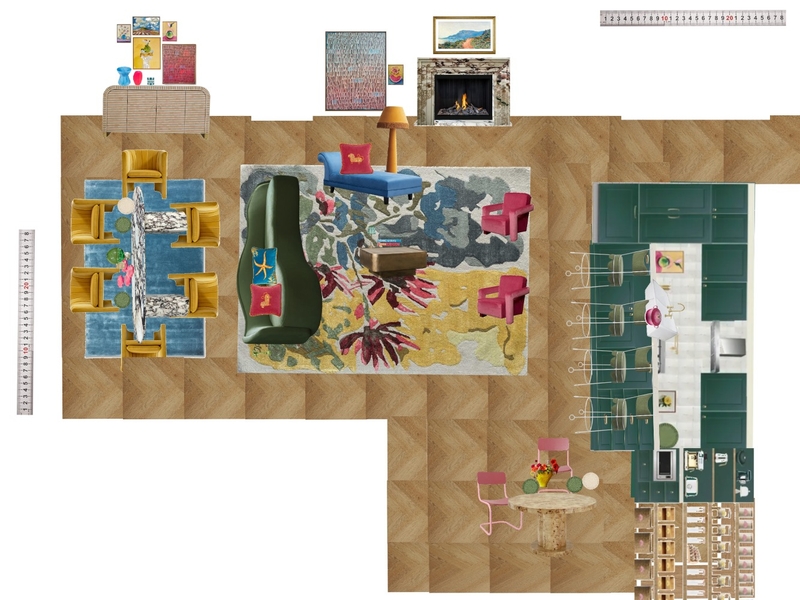 Great Room Space Planning Scale Mood Board by dl2407 on Style Sourcebook