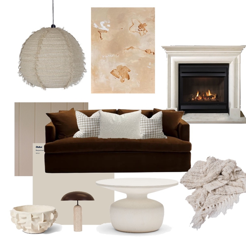 Modern Living Room Mood Board by DOWN THE LANE by Tina Harris on Style Sourcebook