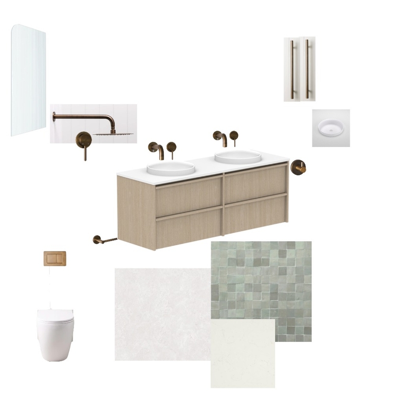 ensuite Mood Board by SHE IS LIV on Style Sourcebook