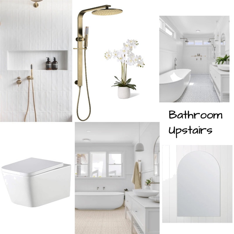 184b Bathroom Upstairs Mood Board by Sarah@hillbuilt.com.au on Style Sourcebook