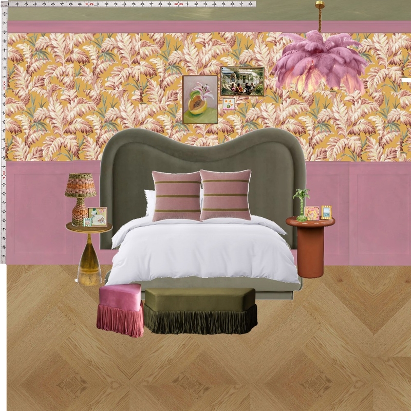 Old Hollywood Bedroom Wall Mood Board by dl2407 on Style Sourcebook