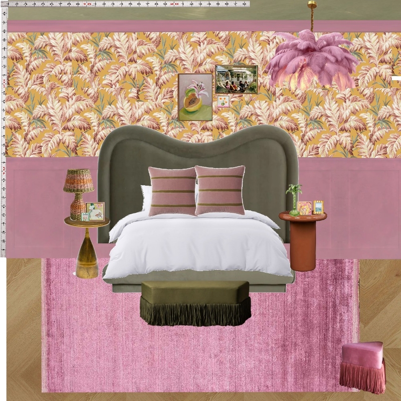 Old Hollywood Bedroom Wall Mood Board by dl2407 on Style Sourcebook