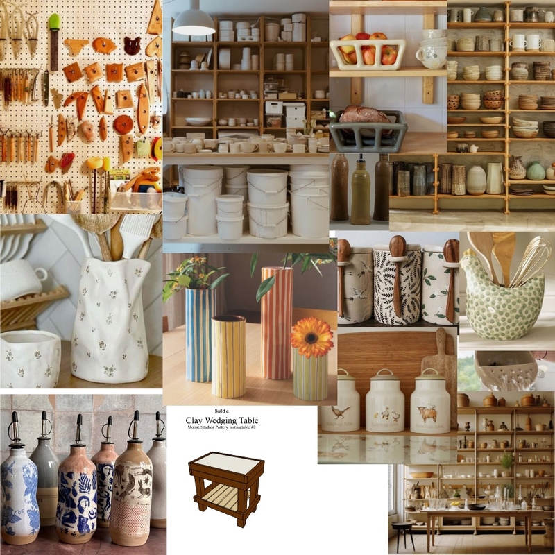 Pottery Studio Mood Board by Sharn.b@icloud.com on Style Sourcebook