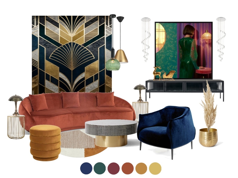Art Deco Mood Board by Laila wawa on Style Sourcebook