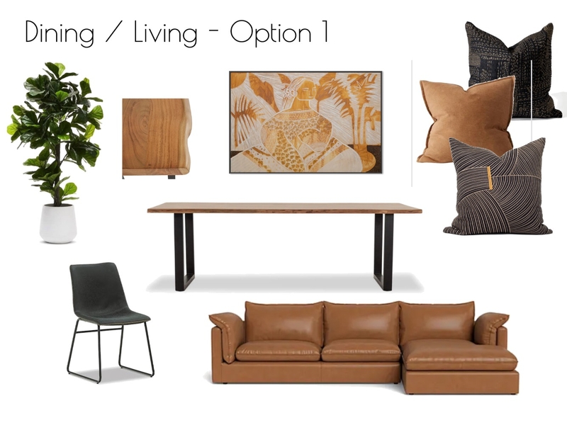 Living / Dining - Option 1 Mood Board by alicia@doerrinteriors.com.au on Style Sourcebook