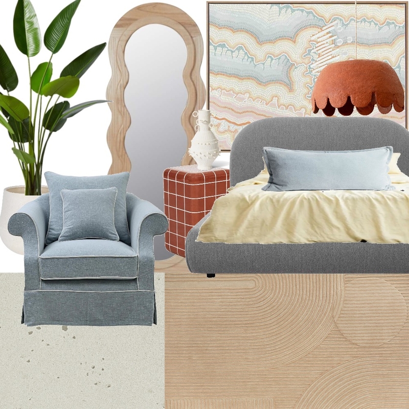 Calming Bedroom Mood Board by Em Prepok on Style Sourcebook