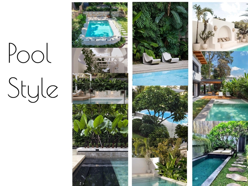 Pool Style Mood Board by Olive & Pink on Style Sourcebook