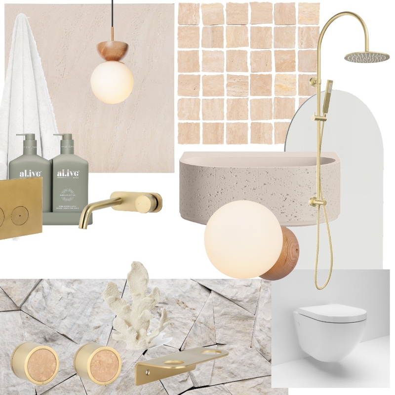 guest bathroom Mood Board by mollythornton on Style Sourcebook