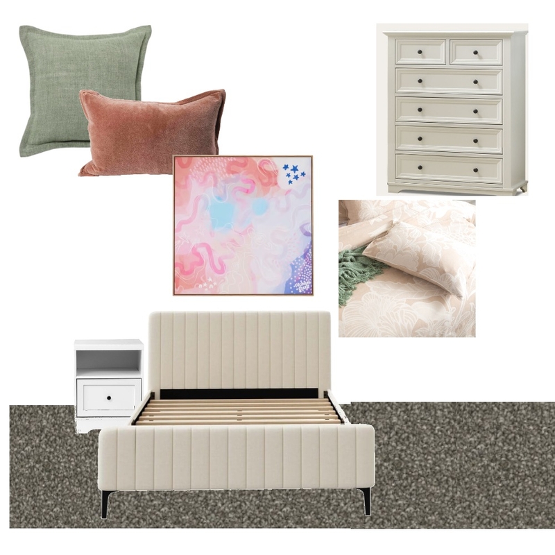 Berry's room Mood Board by Blain Interiors on Style Sourcebook