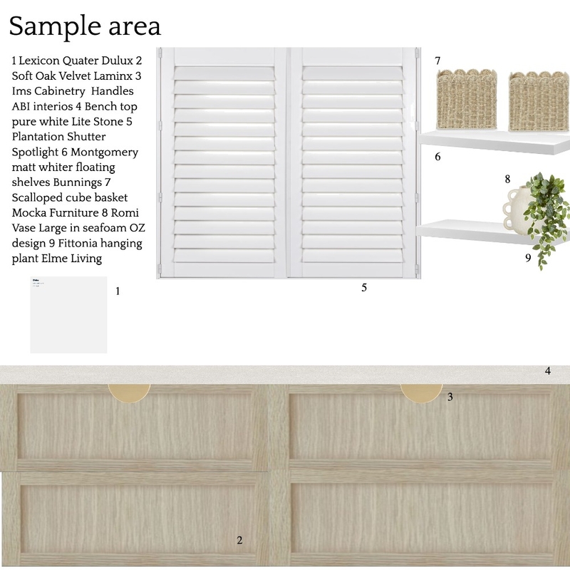 Sample area Mood Board by Hannahstinton on Style Sourcebook