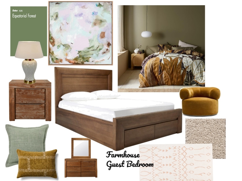 farmhouse guestbedroom Mood Board by Sjarn on Style Sourcebook