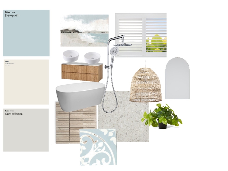 coastal bathroom sample board Mood Board by donnellamerrett@yahoo.com.au on Style Sourcebook