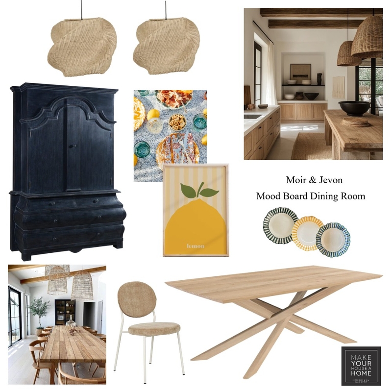 Moir & Jevon - Mood Board Dining Room Mood Board by MarnieDickson on Style Sourcebook