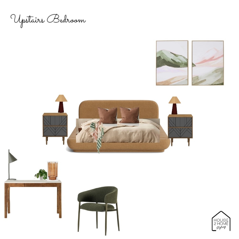Upstairs Bedroom 2 - Kookaburra Mood Board by House 2 Home Styling on Style Sourcebook