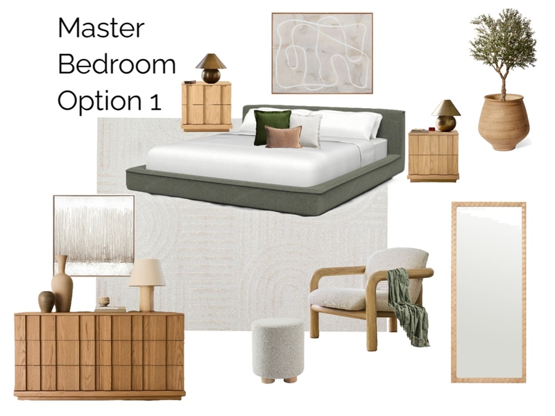 Master Bedroom Option 1 a Mood Board by Kylie W on Style Sourcebook