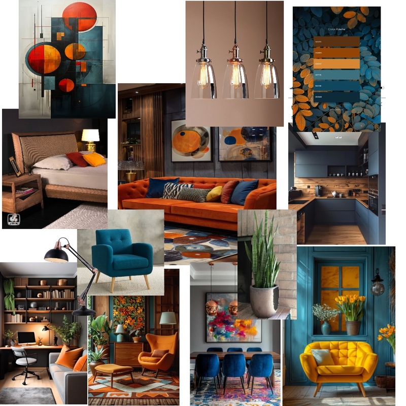 Οικία ζευγαριού που ο ένας  δουλεύει από το σπίτι Mood Board by maria_jord on Style Sourcebook