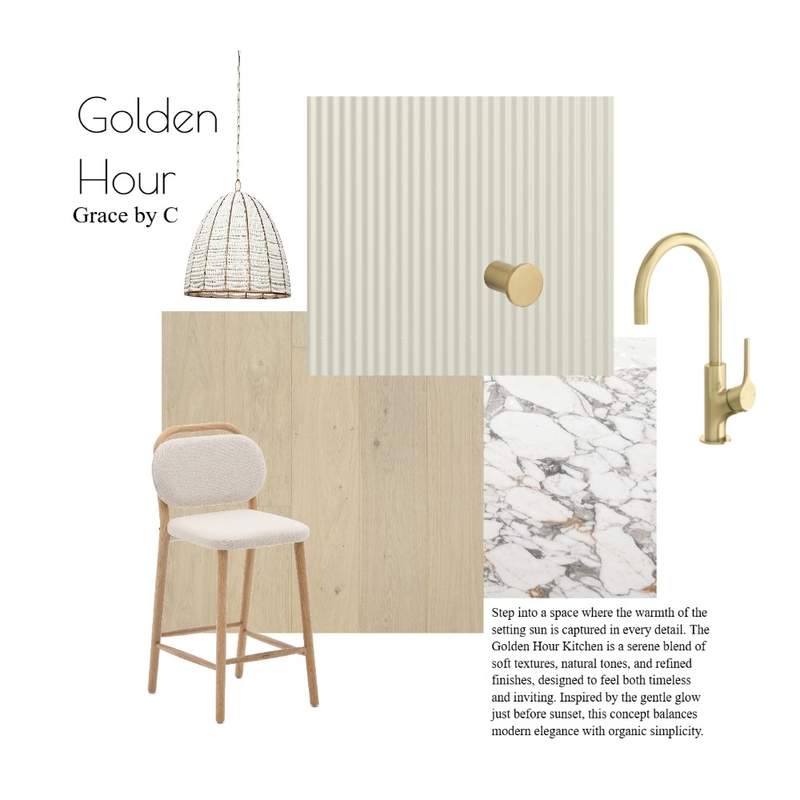 Golden Hour Kitchen Mood Board by Grace by C on Style Sourcebook