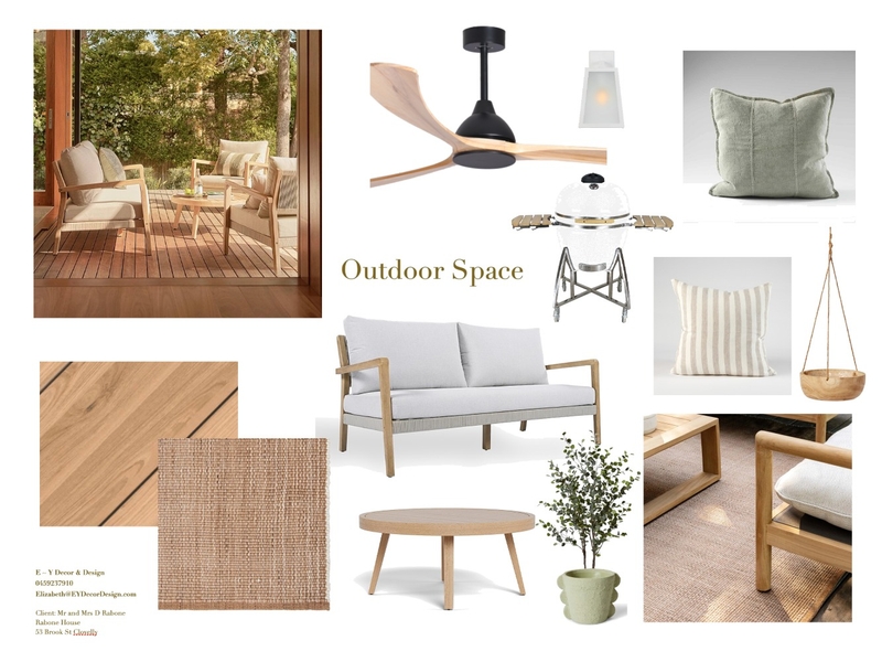 Leah and Drew outdor Mood Board by lizinlanvin on Style Sourcebook