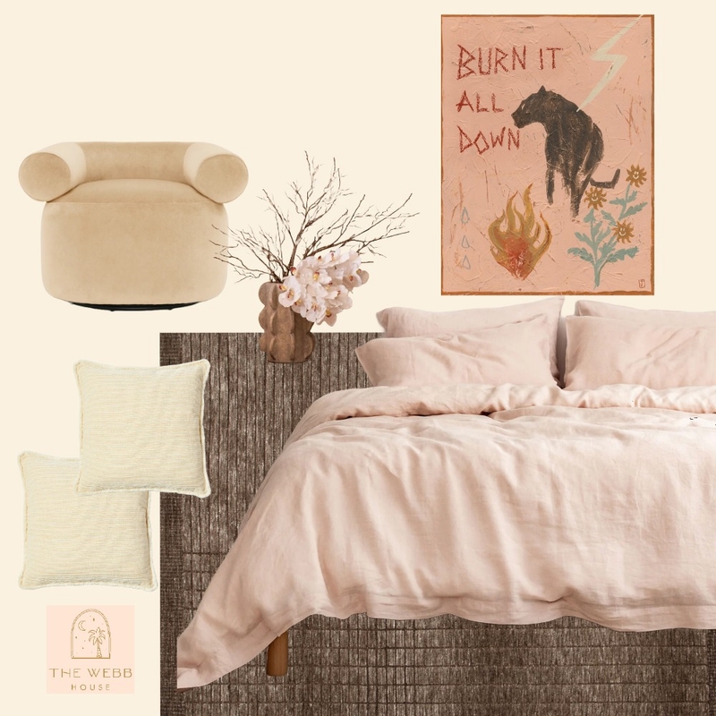 Master Bedroom Restyle Mood Board by The Webb House on Style Sourcebook