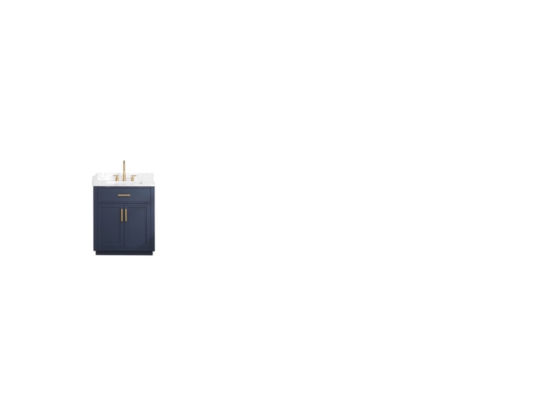 Powder Room Navy Vanity Mood Board by mplaracy@gmail.com on Style Sourcebook