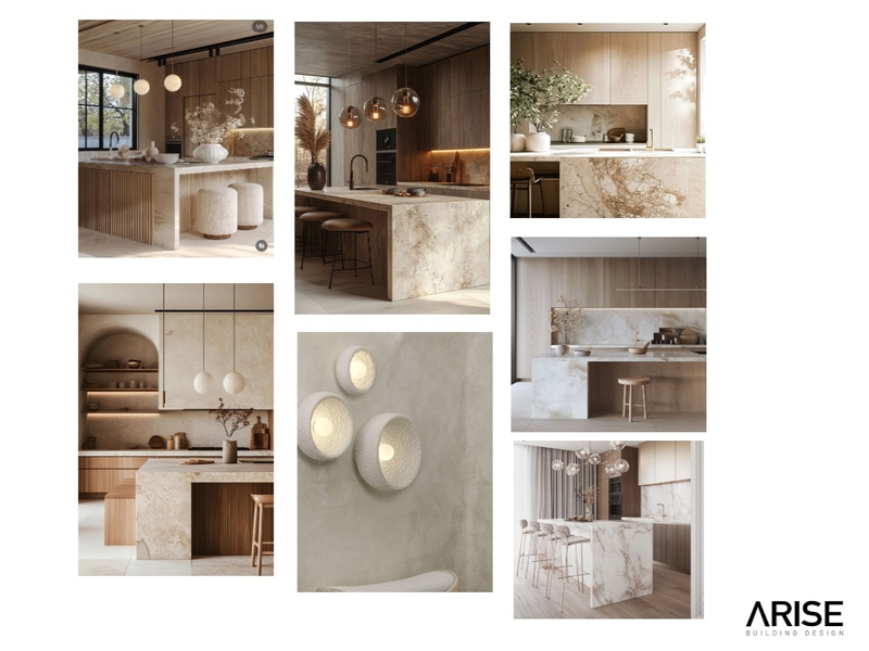 Kitchen Design Style - Natural Materials Mood Board by Arise on Style Sourcebook