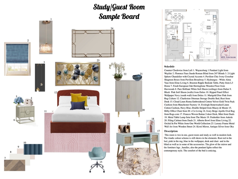 Study/Guest Room Mood Board by Mmelinda85 on Style Sourcebook