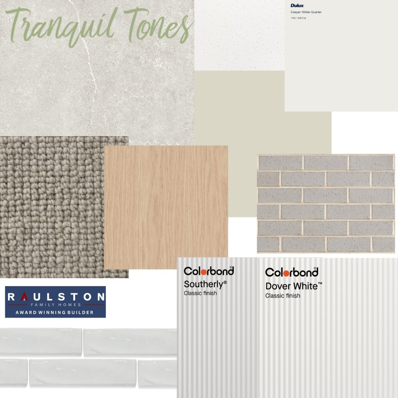 Mood board 2 - Tranquil Tones external Mood Board by mariah@shiningdesigns.com.au on Style Sourcebook