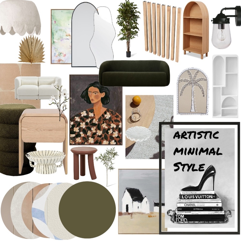 artistic studio Mood Board by Ioannatok on Style Sourcebook