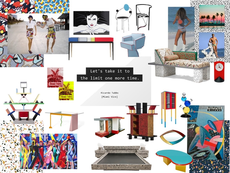 Memphis in Miami (circa 83) Mood Board by allisongolden on Style Sourcebook