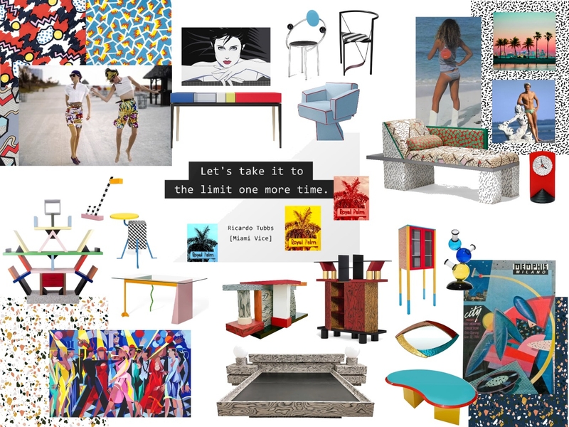 Memphis in Miami (circa 83) Mood Board by allisongolden on Style Sourcebook