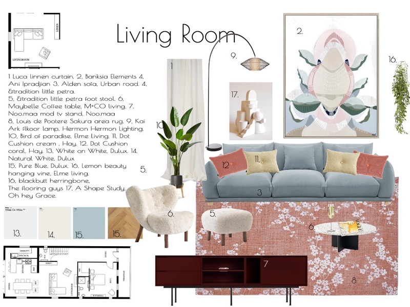 livingroom Mood Board by MSP Styling & Design on Style Sourcebook