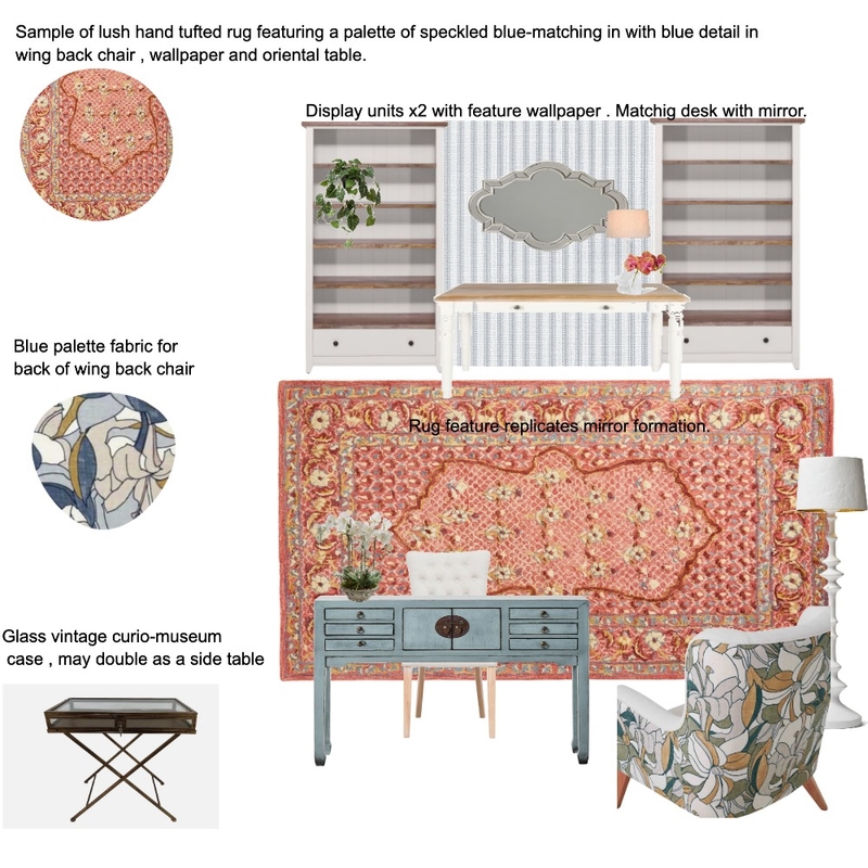 Agi- Heart and Soul Space  *Blue palette Mood Board by KM2639 on Style Sourcebook