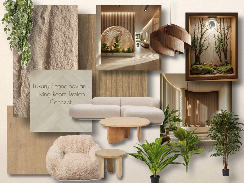 Luxury Scandinavian Design Concept Mood Board by EcoStyle Interiors on Style Sourcebook