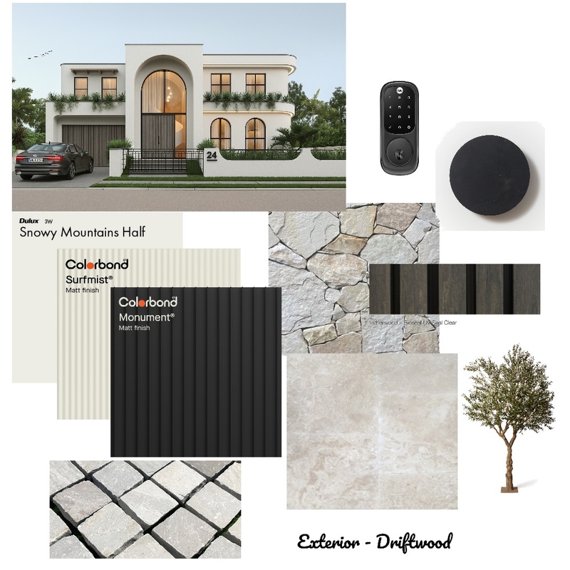 Snowy Mountains Half Exterior - Driftwood Mood Board by Sheilzy on Style Sourcebook